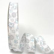 Teddy Folded Bias - Light Blue (30 mm)