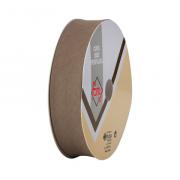 Linen Folded Bias - Brown (18 mm)
