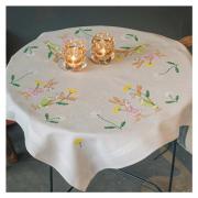 Squared Tablecloth - Easter rabbits