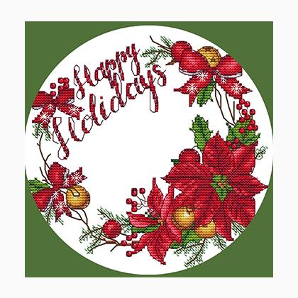 Christmas Wreath Magnet