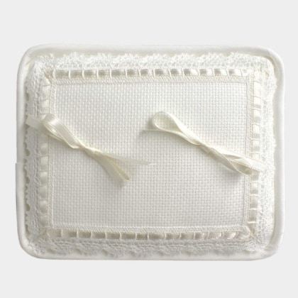 Wedding ring bearer pillow - Beige