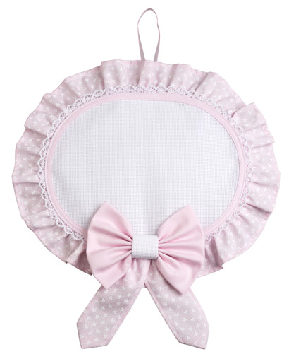 Birth Ribbon - Oval - Pink