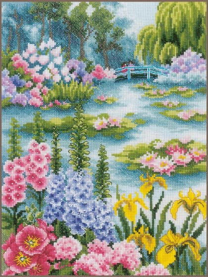 By the water lily pond - Aïda