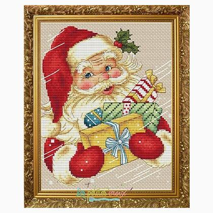 Christmas Father Arrives (Santa with gifts)