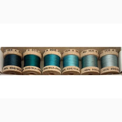 Soie Perlée - 6 Shades Pack - Turquoise