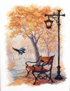 In the autumn park