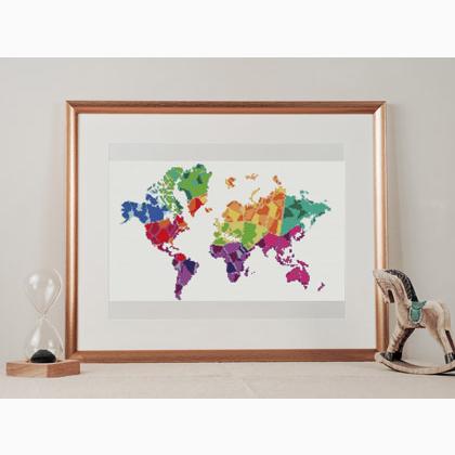 Planisphère Couleurs