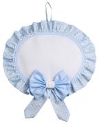 Birth Ribbon - Oval - Sky Blue