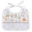 Baby Bib - Primi Passi Lettere - Dove-grey