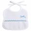 Baby Bib - Zig Zag - Sky blue