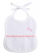 Baby Bib - Zig Zag - Pink