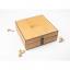 Needle organizer and yarn holder  - 210 holes - Walnut