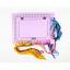 Needle organizer and yarn holder  - 66 holes - Lavender