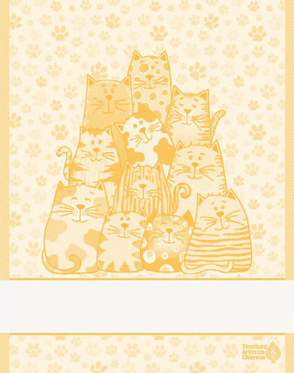Kitchen towel - A.Mici - Yellow