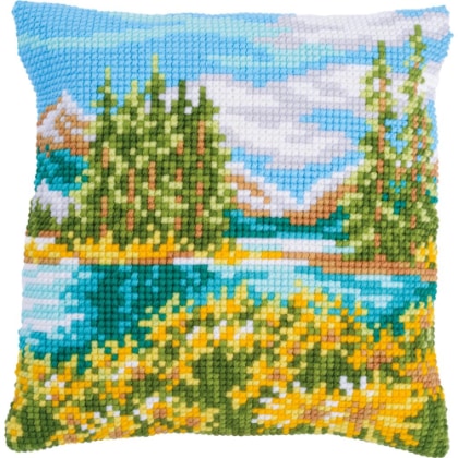 Front Cushion: Landscape with Lake
