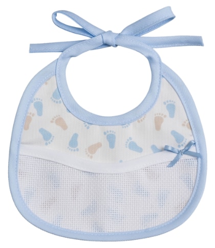 Round Bib - Sky blue