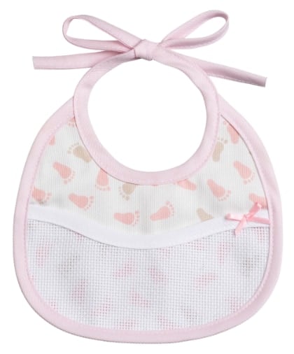 Round Bib - Pink