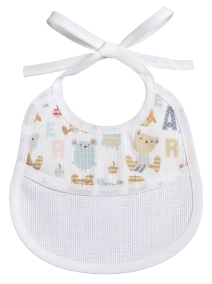 Baby Bib - White