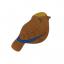 Needle Nanny - Bird - Blue