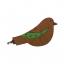 Needle Threader - Bird - Green