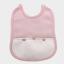 Bib with little hearts - Pink