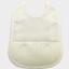 Bib with hearts - Beige