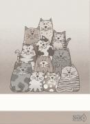 Kitchen towel - A.Mici - Ecru-Steel