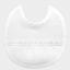 Interlock bib - White