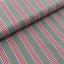 La vie en Rose - Red Stipes on Grey - 45x110cm.