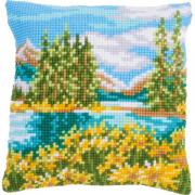 Front Cushion: Landscape with Lake