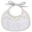Round Bib - White
