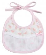 Round Bib - Pink