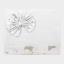Ser for Crib- Teddy Bears Lurex - White (2pcs)