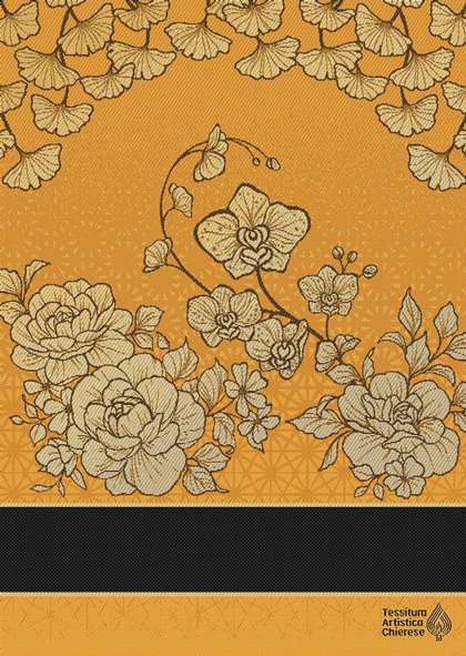 Kitchen towel - Sakura - Rainbow Yellow