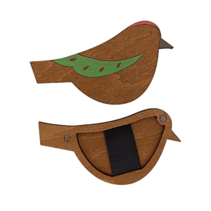 Needle Case - Bird - Green