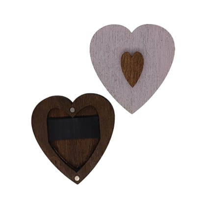 Needle Case - Heart - Pink