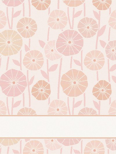 Kitchen towel - Cecile Fiori - Pink
