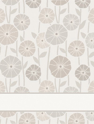 Kitchen towel - Cecile Fiori - Ecru
