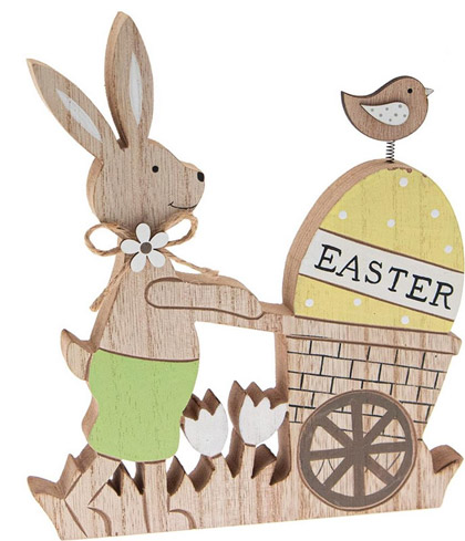Easter Bunny in wood