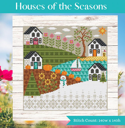 Houses of the Seasons From Shannon Christine Designs - Cross Stitch ...