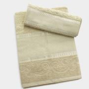 Decorated Towel Set - Cream