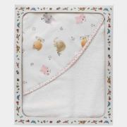 Triangle Bathrobe - Animaletti - Pink