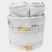 Storage Basket with Wipes- Animaletti - Grey