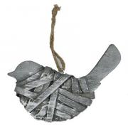 Wooden hanging bird