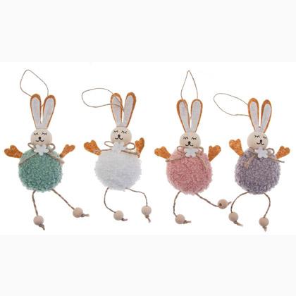 Soft bunnies for hanging