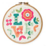 Felt Floral Love Kit - with frame