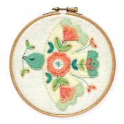 Felt Blooming dove Kit - with frame