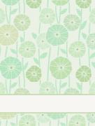 Kitchen towel - Cecile Fiori - Green