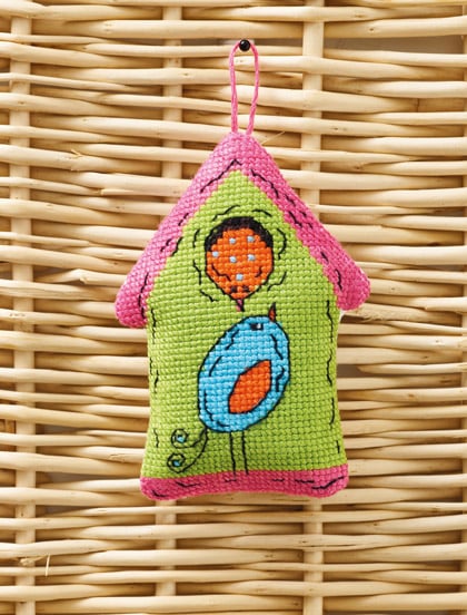 Green birdhouse