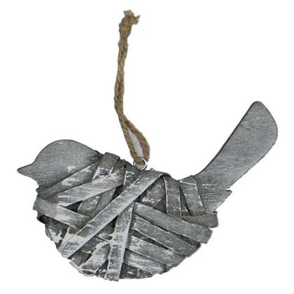 Wooden hanging bird